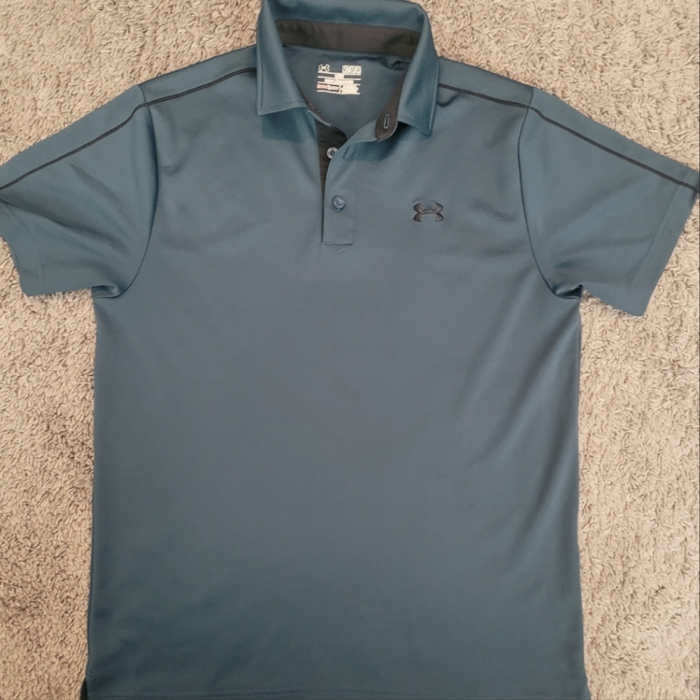 Under Armour Polo Shirt Size M Loose heatgear